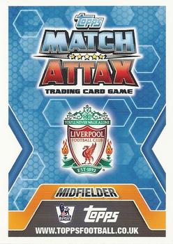 2013-14 Topps Match Attax Premier League #157 Philippe Coutinho Back