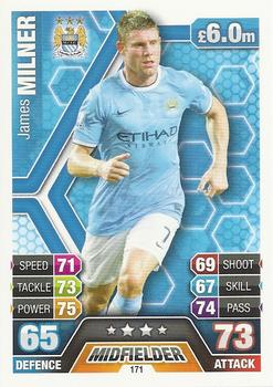 2013-14 Topps Match Attax Premier League #171 James Milner Front