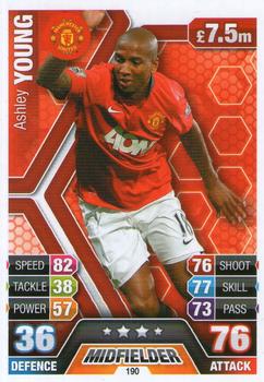 2013-14 Topps Match Attax Premier League #190 Ashley Young Front