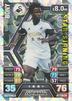 2013-14 Topps Match Attax Premier League #306 Wilfried Bony Front