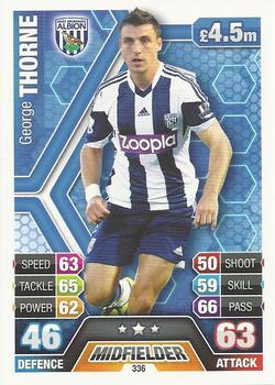 2013-14 Topps Match Attax Premier League #336 George Thorne Front