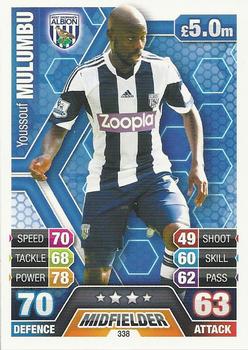 2013-14 Topps Match Attax Premier League #338 Youssouf Mulumbu Front