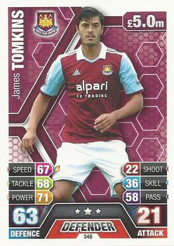 2013-14 Topps Match Attax Premier League #346 James Tomkins Front
