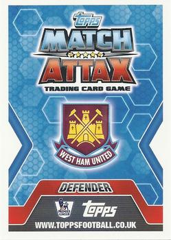 2013-14 Topps Match Attax Premier League #349 Winston Reid Back