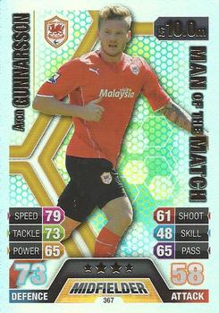 2013-14 Topps Match Attax Premier League #367 Aron Gunnarsson Front