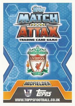2013-14 Topps Match Attax Premier League #386 Philippe Coutinho Back