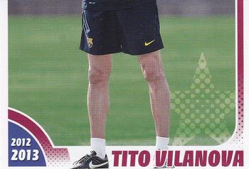 2012-13 Panini FC Barcelona Stickers #28 Tito Vilanova Front