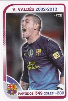 2012-13 Panini FC Barcelona Stickers #34 V. Valdés Front