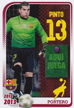 2012-13 Panini FC Barcelona Stickers #42 Pinto Front