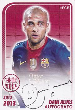2012-13 Panini FC Barcelona Stickers #44 Dani Alves Front