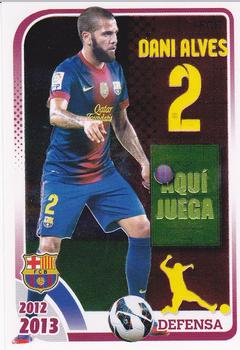 2012-13 Panini FC Barcelona Stickers #45 Dani Alves Front