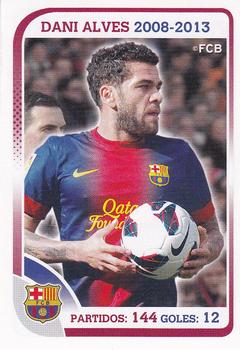 2012-13 Panini FC Barcelona Stickers #46 Dani Alves Front