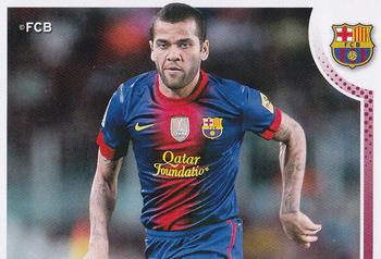 2012-13 Panini FC Barcelona Stickers #47 Dani Alves Front