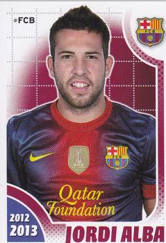 2012-13 Panini FC Barcelona Stickers #86 Jordi Alba Front