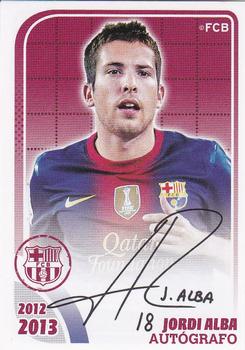 2012-13 Panini FC Barcelona Stickers #91 Jordi Alba Front