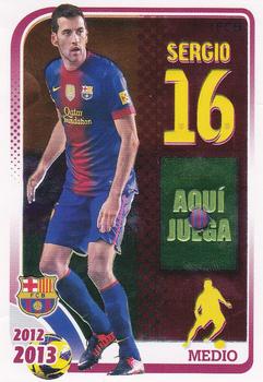 2012-13 Panini FC Barcelona Stickers #93 Sergio Busquets Front