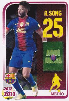 2012-13 Panini FC Barcelona Stickers #102 Alex Song Front