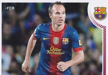 2012-13 Panini FC Barcelona Stickers #111 A. Iniesta Front