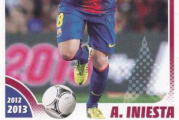 2012-13 Panini FC Barcelona Stickers #112 A. Iniesta Front