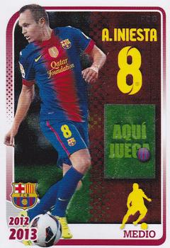 2012-13 Panini FC Barcelona Stickers #114 Andres Iniesta Front
