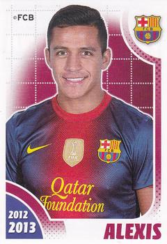 2012-13 Panini FC Barcelona Stickers #134 Alexis Front