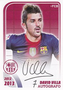 2012-13 Panini FC Barcelona Stickers #151 David Villa Front