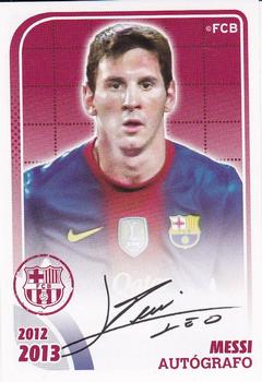 2012-13 Panini FC Barcelona Stickers #163 Messi Front
