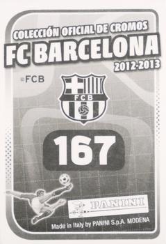 2012-13 Panini FC Barcelona Stickers #167 Messi Back