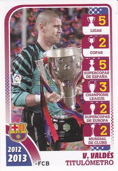 2012-13 Panini FC Barcelona Stickers #171 V. Valdés Front