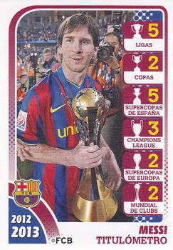 2012-13 Panini FC Barcelona Stickers #174 Messi Front