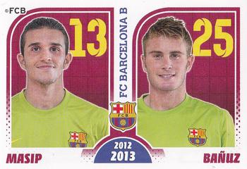 2012-13 Panini FC Barcelona Stickers #182 Masip / Bañuz Front