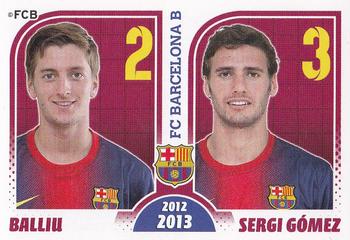 2012-13 Panini FC Barcelona Stickers #183 Balliu / Sergi Gómez Front