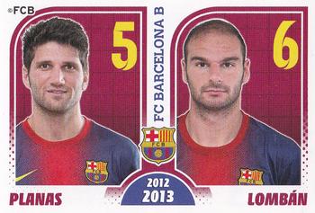 2012-13 Panini FC Barcelona Stickers #184 Planas / Lombán Front