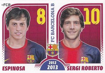 2012-13 Panini FC Barcelona Stickers #188 Espinosa / Sergi Roberto Front