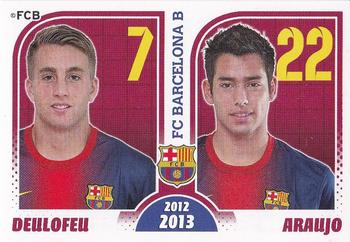 2012-13 Panini FC Barcelona Stickers #192 Deulofeu / Araujo Front