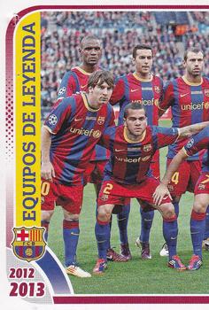 2012-13 Panini FC Barcelona Stickers #204 FC Barcelona 2010-2011 Front