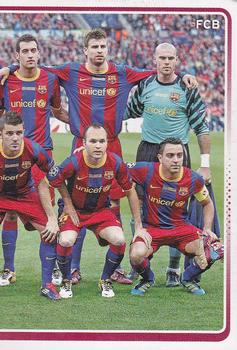 2012-13 Panini FC Barcelona Stickers #205 FC Barcelona 2010-2011 Front
