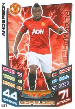 2012-13 Topps Match Attax Premier League Extra #U27 Anderson Front