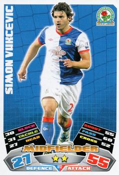 2011-12 Topps Match Attax Premier League Extra #U12 Simon Vukcevic Front