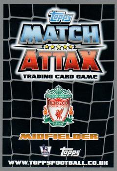 2011-12 Topps Match Attax Premier League Extra #28 Jonjo Shelvey Back