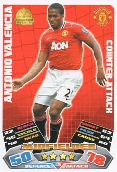 2011-12 Topps Match Attax Premier League Extra #U36 Antonio Valencia Front