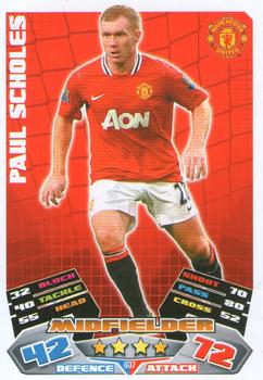 2011-12 Topps Match Attax Premier League Extra #U37 Paul Scholes Front