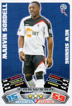 2011-12 Topps Match Attax Premier League Extra #N6 Marvin Sordell Front