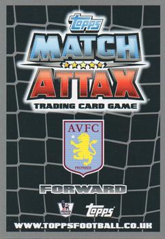 2011-12 Topps Match Attax Premier League Extra #M2 Gabriel Agbonlahor Back