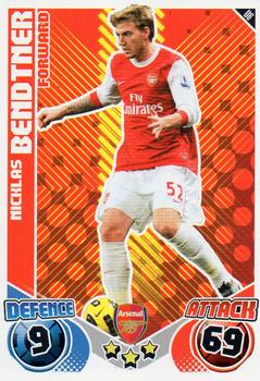 2010-11 Topps Match Attax Premier League Extra #U6 Nicklas Bendtner Front