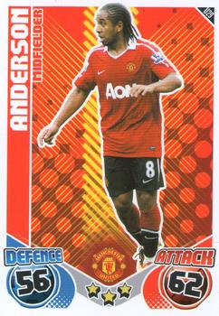 2010-11 Topps Match Attax Premier League Extra #U29 Anderson Front