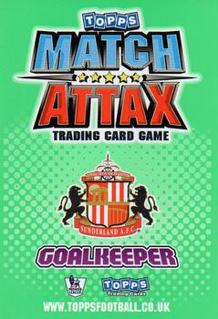 2010-11 Topps Match Attax Premier League Extra #U38 Craig Gordon Back