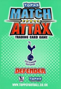 2010-11 Topps Match Attax Premier League Extra #U41 Alan Hutton Back