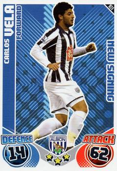 2010-11 Topps Match Attax Premier League Extra #N24 Carlos Vela Front