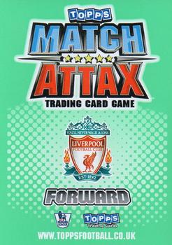 2010-11 Topps Match Attax Premier League Extra #SS3 Andy Carroll Back